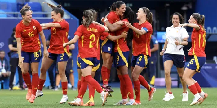 Olimpiade 2024: Spanyol 2 (4-2) 2 Kolombia