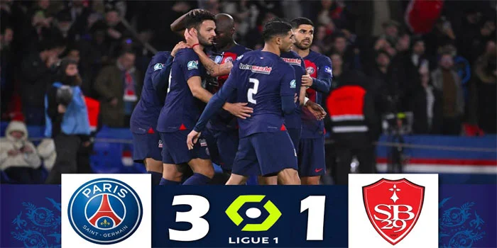 Ligue-1---Hasil-Pertandingan-PSG-3-1-Brest,-Tanggal-15-September-2024