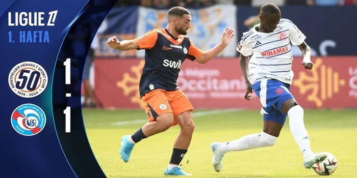 Ligue-1---Hasil-Pertandingan-Strasbourg-1-1-Montpellier,-Tanggal-15-September-2024