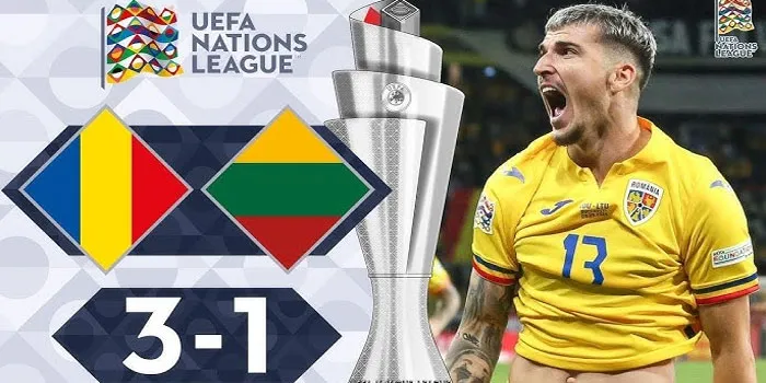 UEFA Nations League – Romania Menaklukkan Lithuania Dengan Skor 3-1