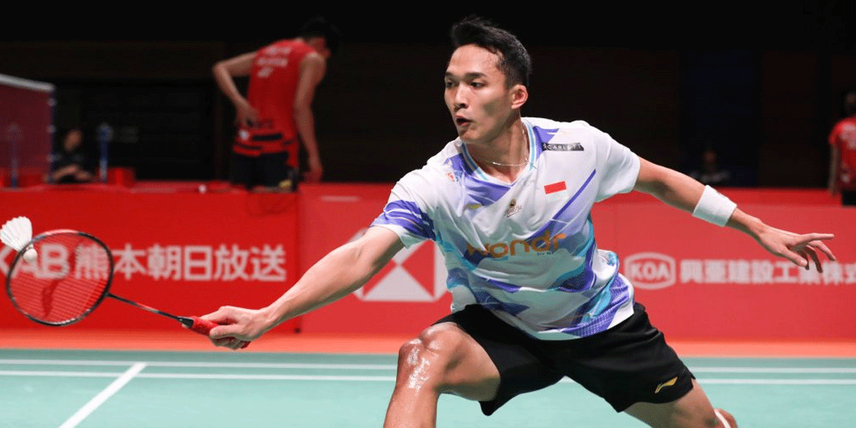 Jonatan Christie Tetap Tenang Meski Dicurangi Lawan
